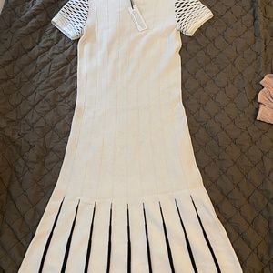 Versace Collection white tennis dress